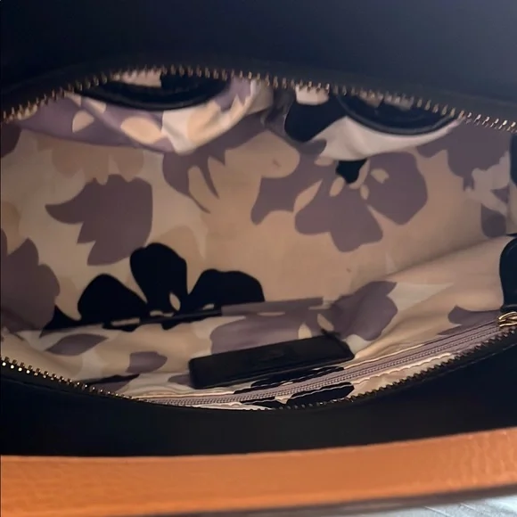 Anne Klein Black and White Satchel with Elegant Design - Picture 12 of 15